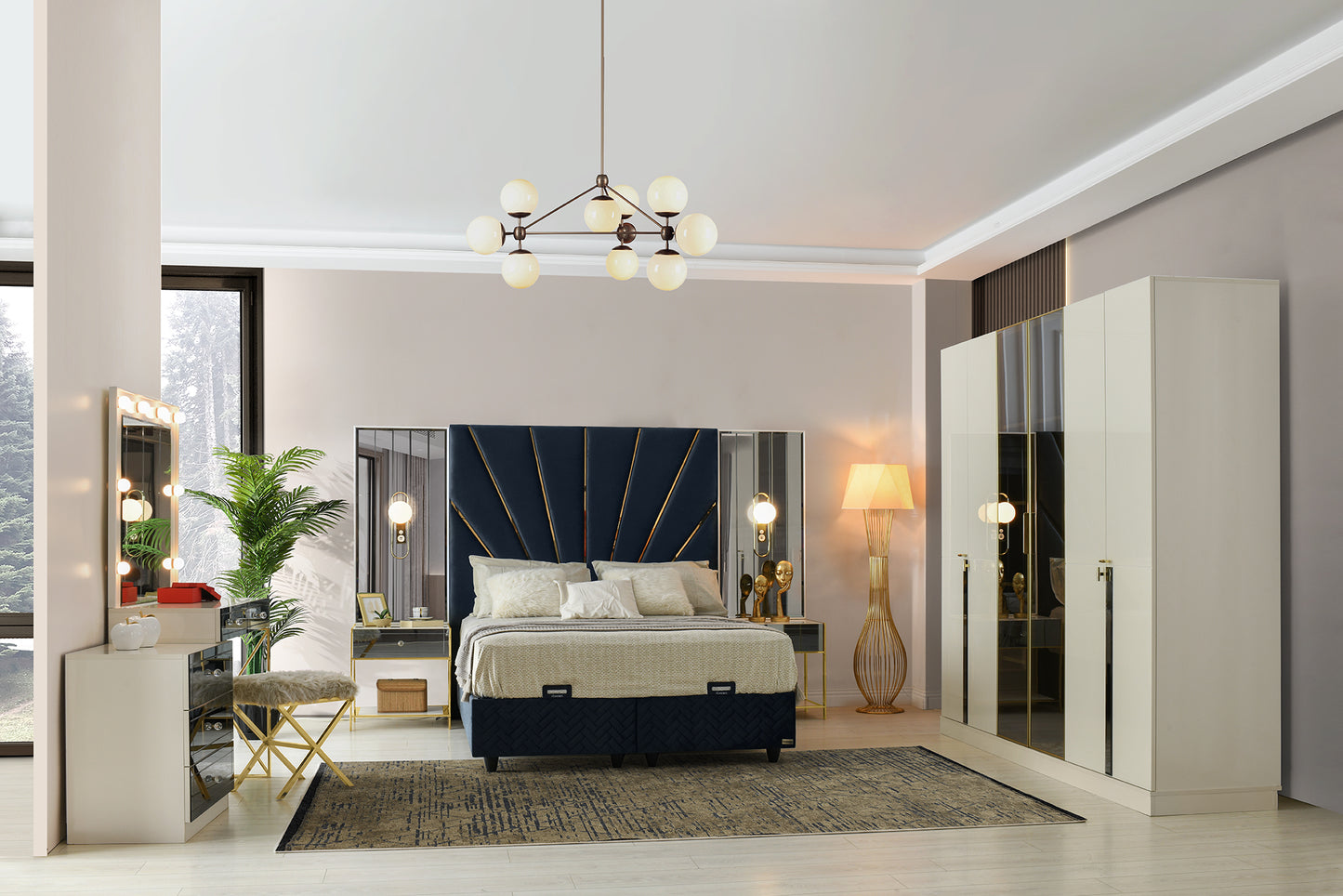 Classey Mobilya #HMST-AV01 - Barcelona Yatak Odası