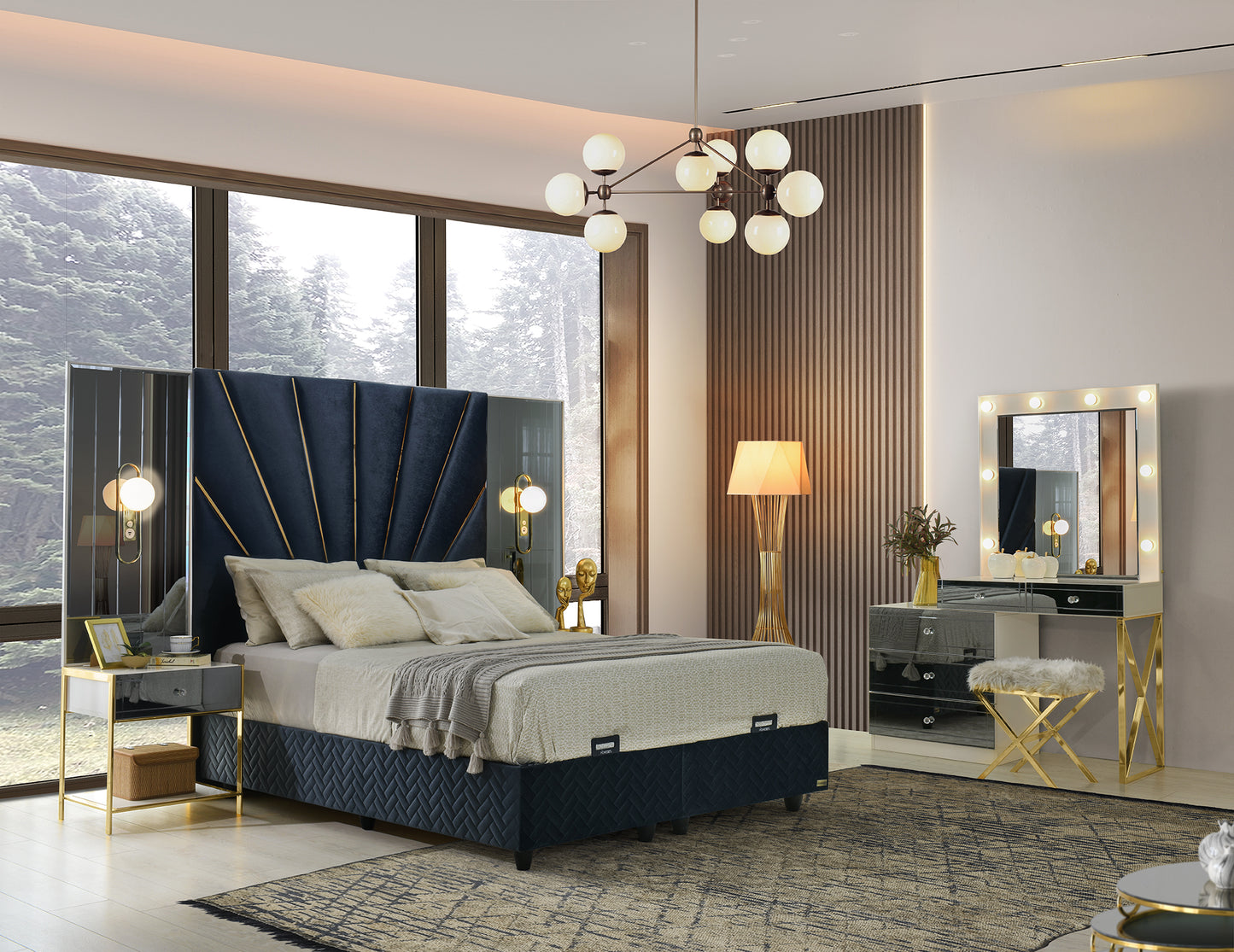 Classey Mobilya #HMST-AV01 - Barcelona Yatak Odası