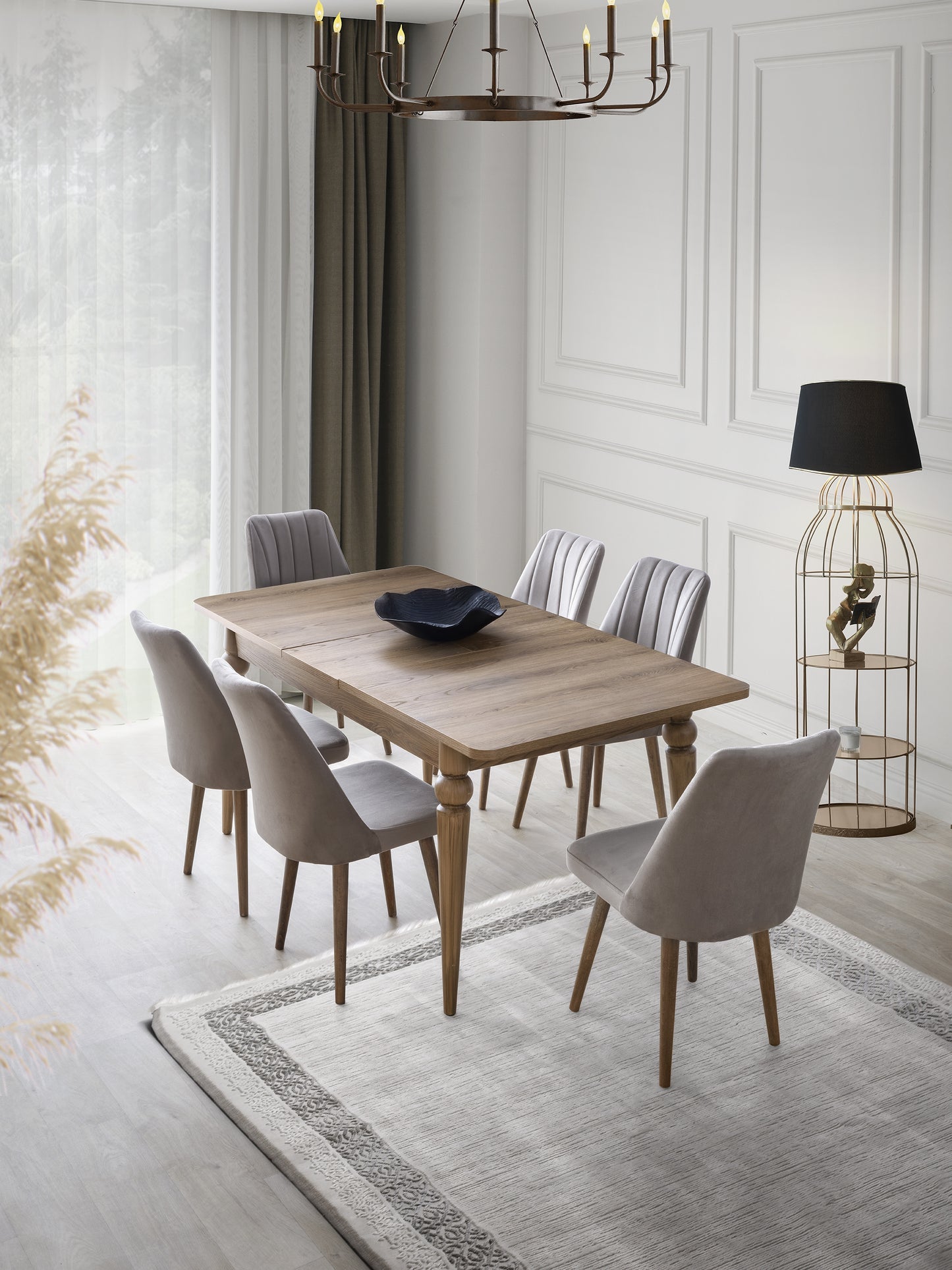 Classey Mobilya #HMST-AK05 - Beldibi Yemek Odası Takımı