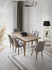 Classey Mobilya #HMST-AK05 - Beldibi Yemek Odası Takımı