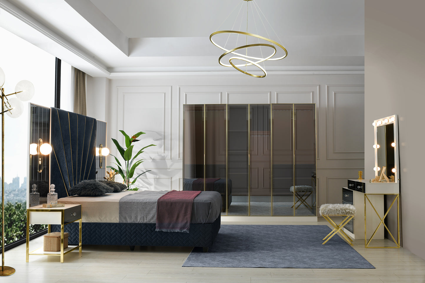 Classey Mobilya #HMST-AV02 - Napoli Yatak Odası