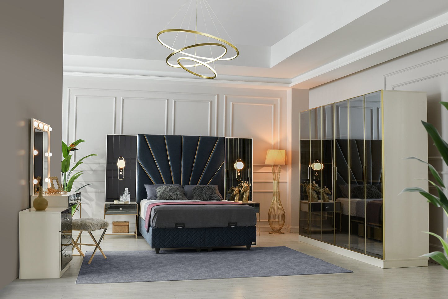 Classey Mobilya #HMST-AV02 - Napoli Yatak Odası