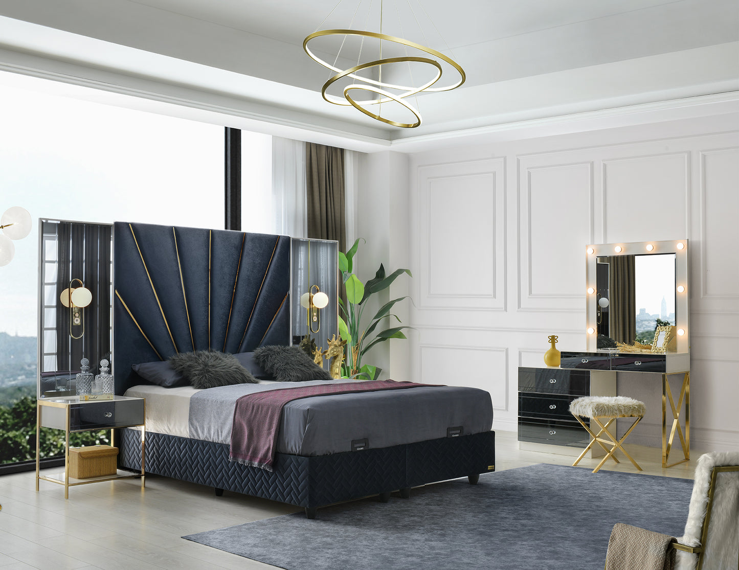 Classey Mobilya #HMST-AV02 - Napoli Yatak Odası