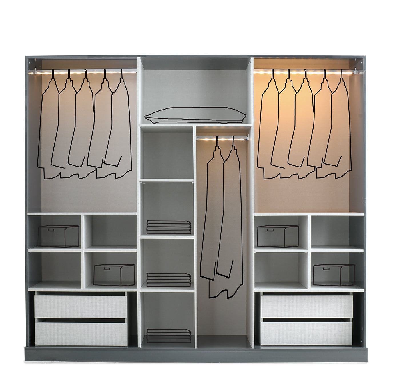 Classey Mobilya #HMST-AV03 - Paris Yatak Odası