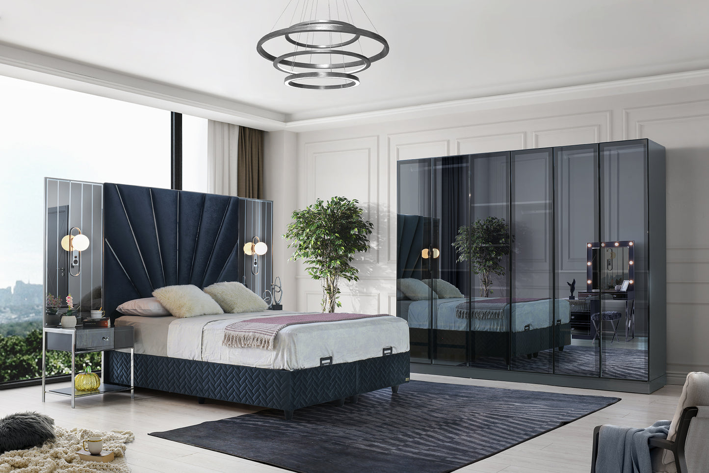 Classey Mobilya #HMST-AV03 - Paris Yatak Odası