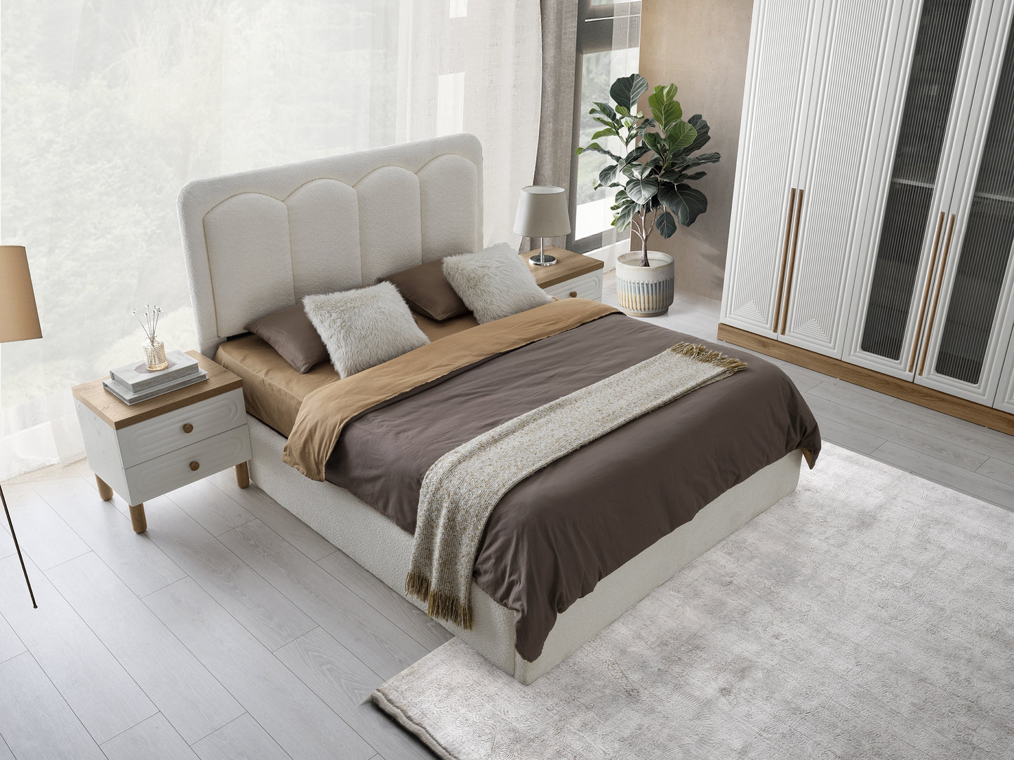 Classey Mobilya #HMST-AK14 - Perge Yatak Odası