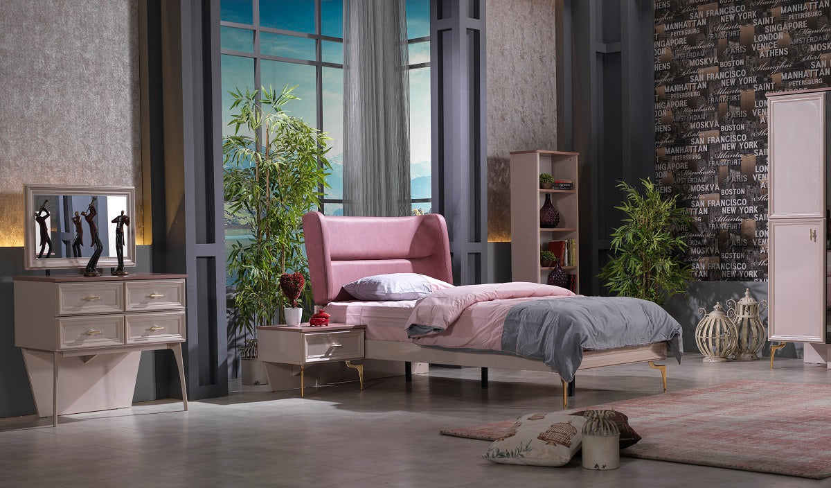 Classey Mobilya #EML23 - Zarif Pembe Genç Odası