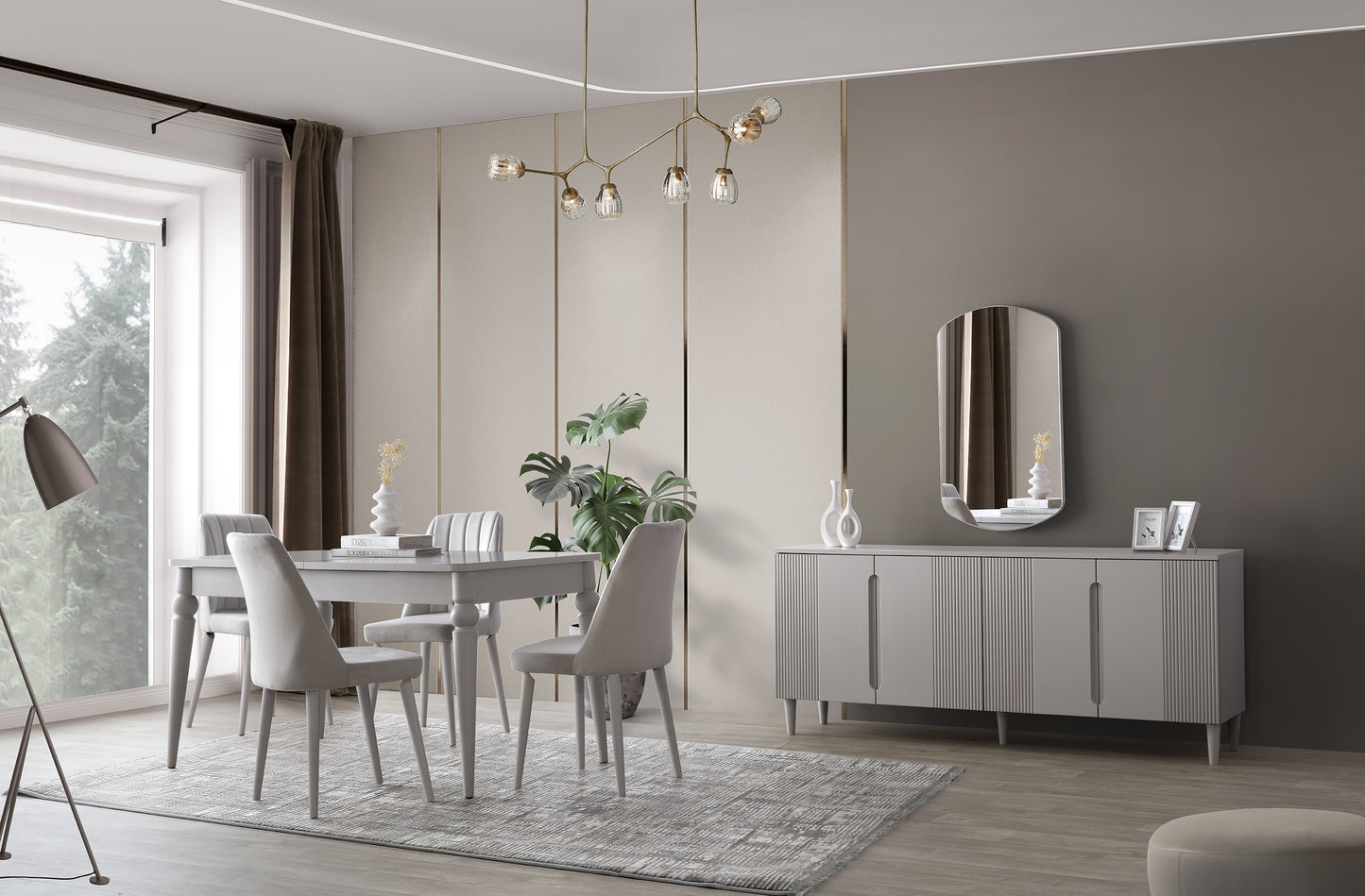 Classey Mobilya #HMST-AK15 - Salda Yemek Odası