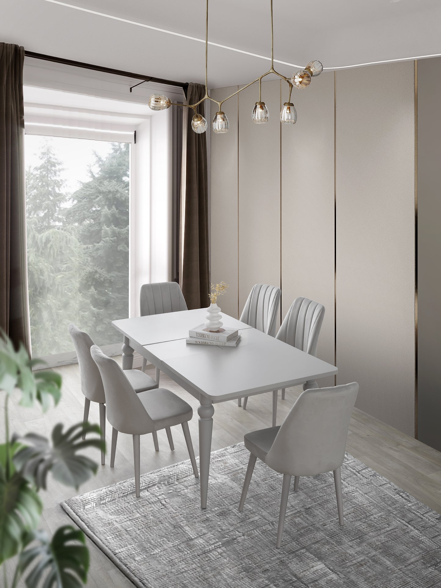 Classey Mobilya #HMST-AK15 - Salda Yemek Odası