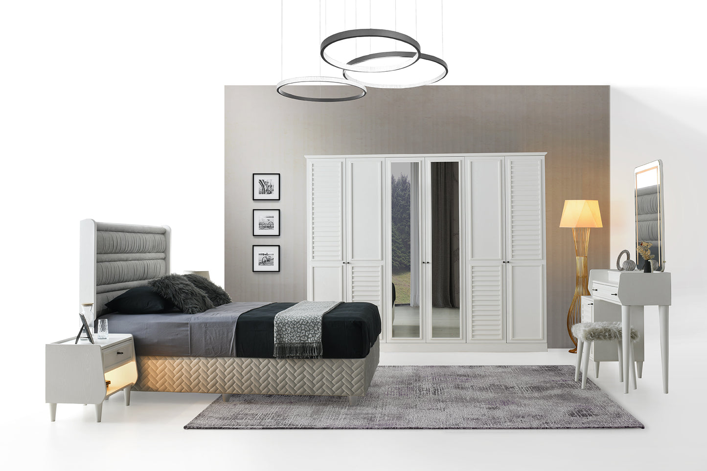 Classey Mobilya #HMST-AV05 - Sevilla Yatak Odası