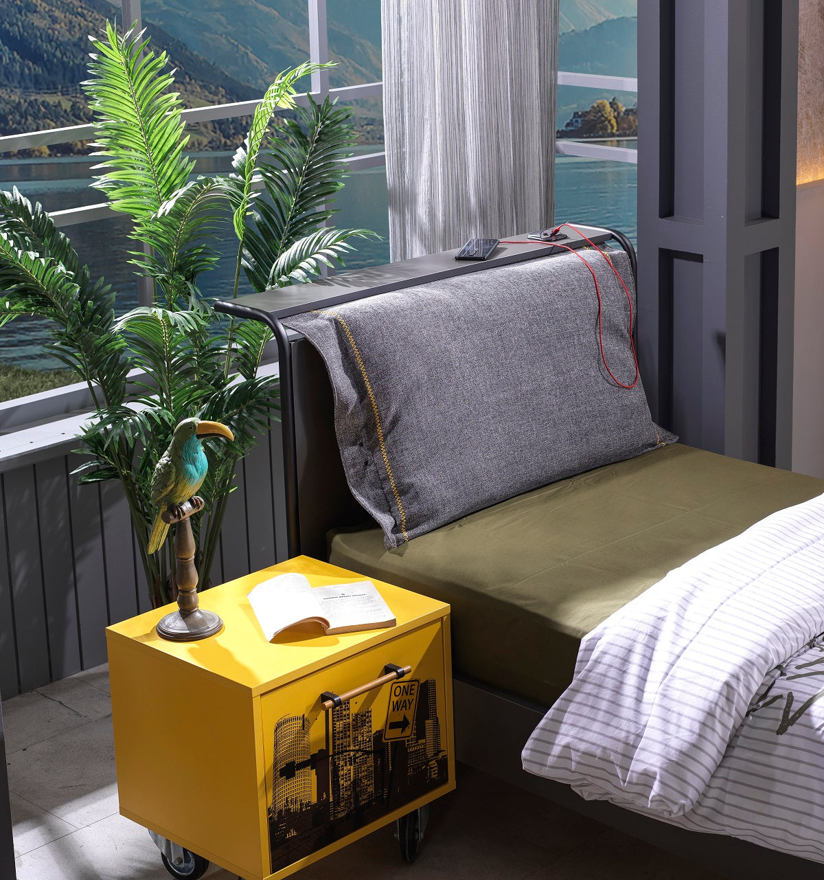 Classey Mobilya #EML19 - Tesla Sarı Genç Odası