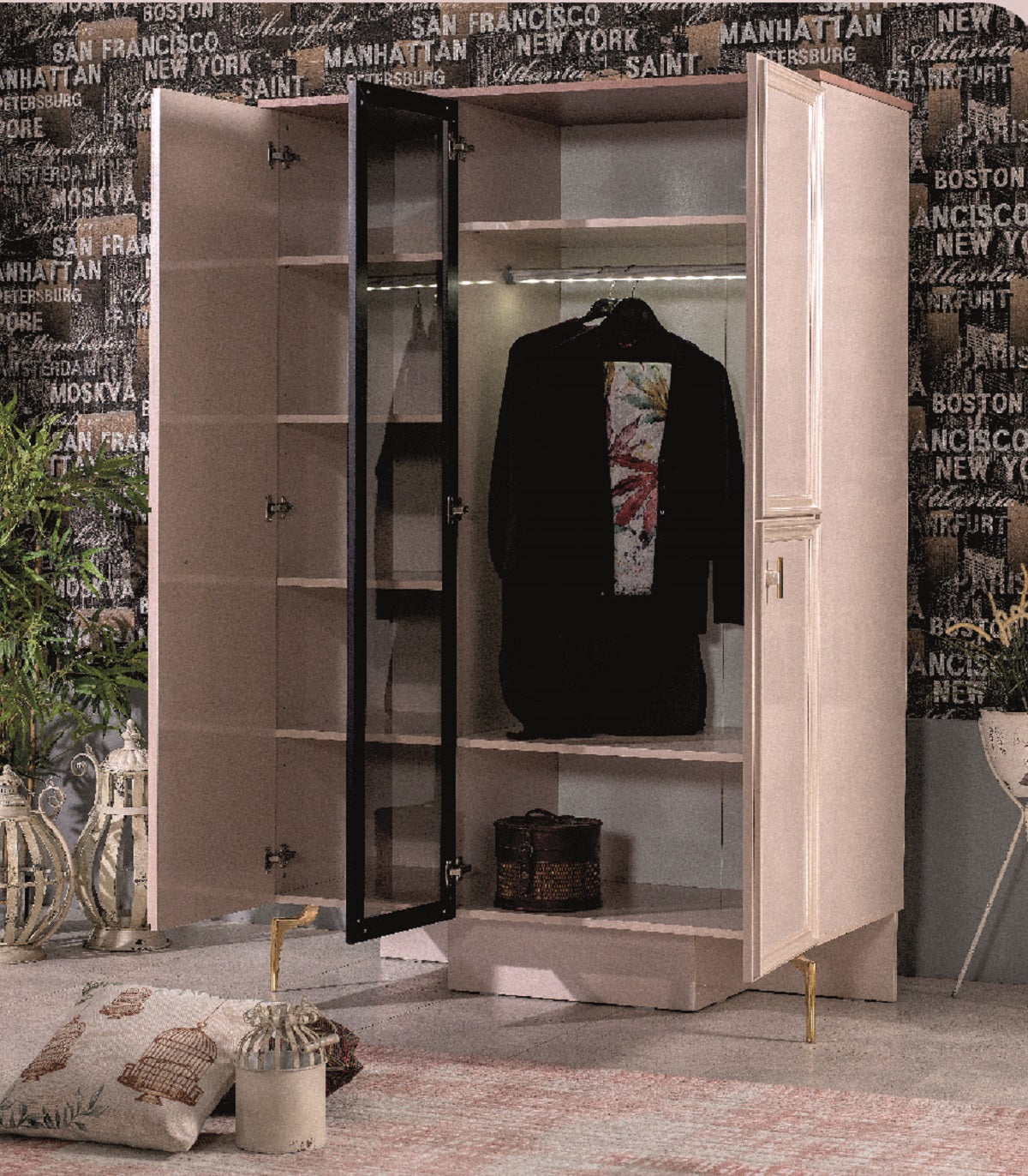 Classey Mobilya #EML23 - Zarif Pembe Genç Odası