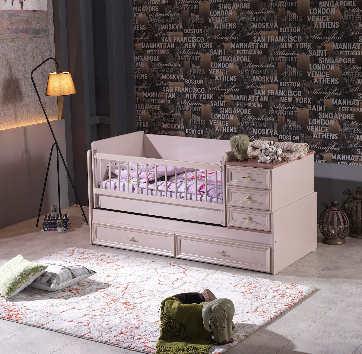 Classey Mobilya #EML20 - Zarif Bebek Cam Kırığı Yenidoğan