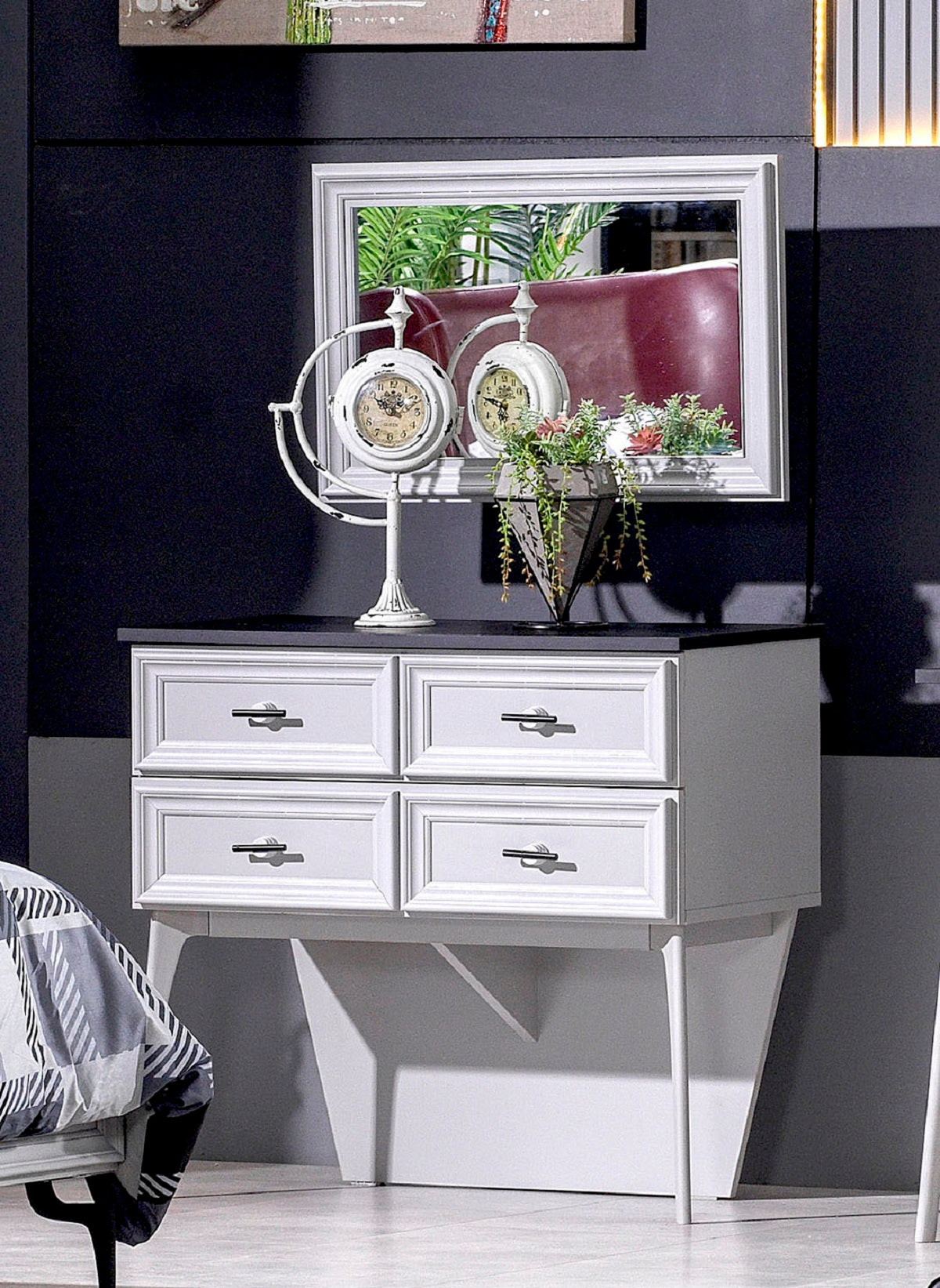 Classey Mobilya #EML21 - Zarif Beşik Sis Grisi Yenidoğan